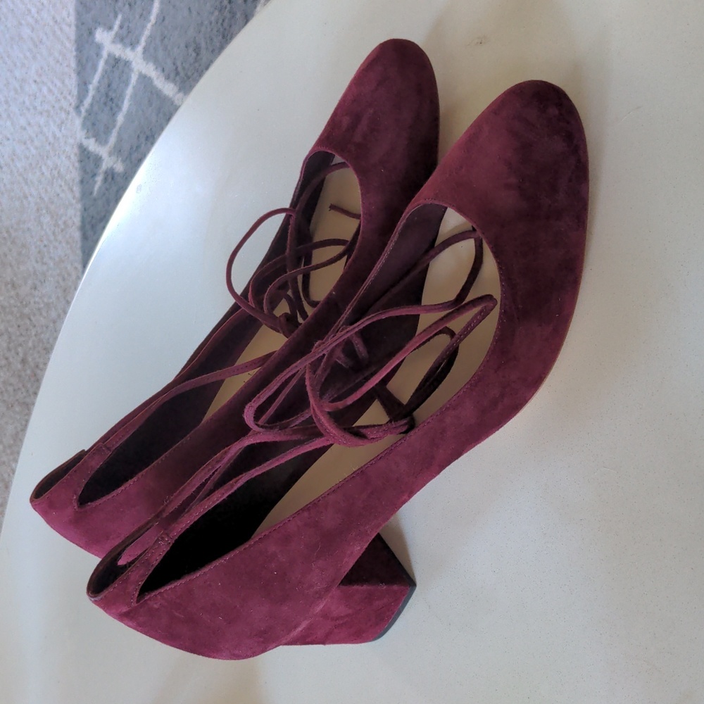 Loeffler Randall Clara Wine Heels Womens 10.5